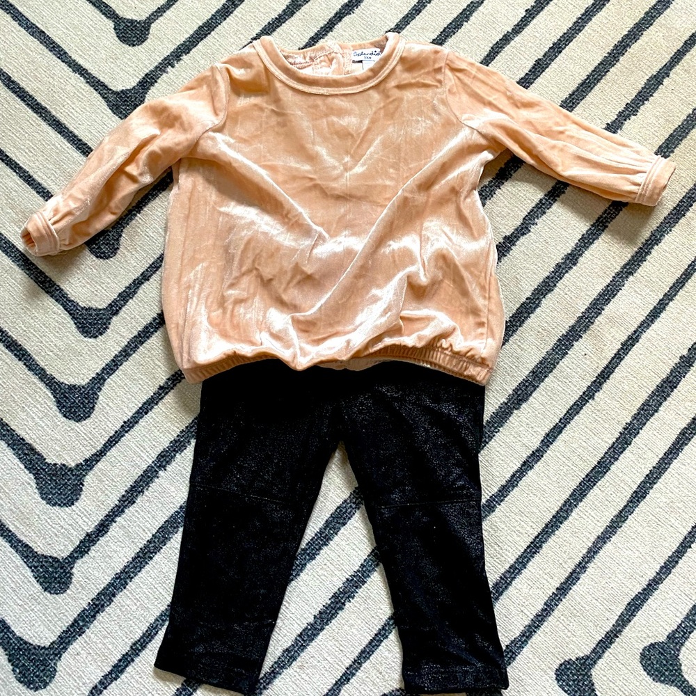 Splendid baby girl 3-6 month two piece matching set